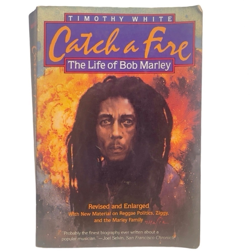 The Life of Bob Marley  “Catch a Fire” Paperback Biography by Timothy White
